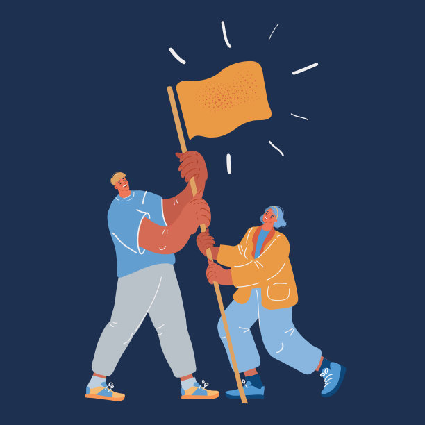 国旗的人图片下载