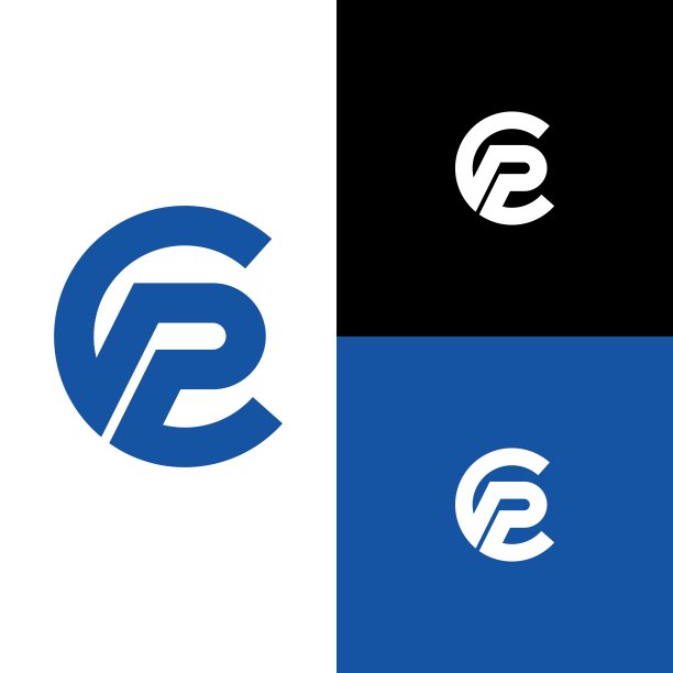 CP的首字母标志图片下载