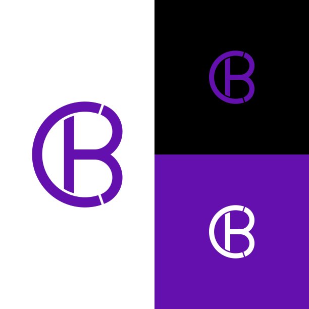 首字母CB标志图片下载