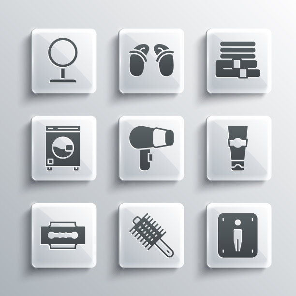 设置梳子男卫生间牙膏管图片下载