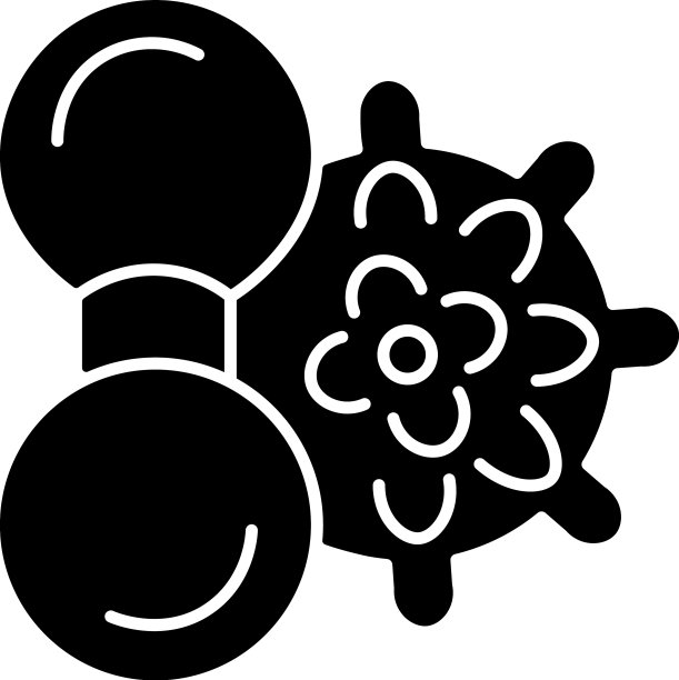 手动按摩球黑色字形图标图片下载