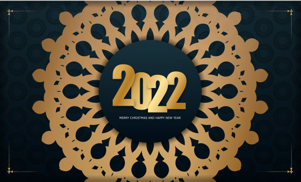 模板贺卡2022圣诞快乐黑暗图片下载