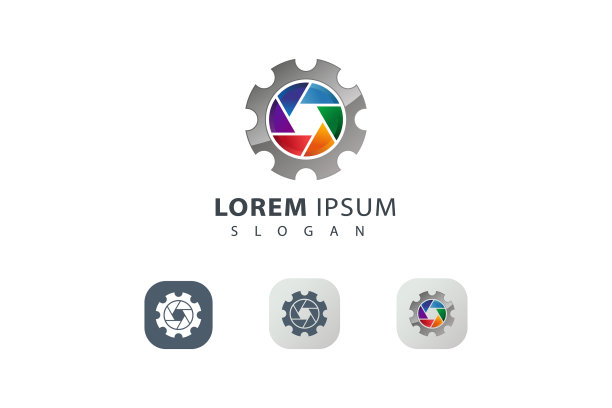 齿轮镜头解决方案技术相机Logo图片下载