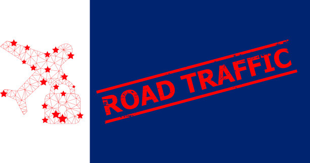 道路交通纹理密封和锁定飞机图片下载