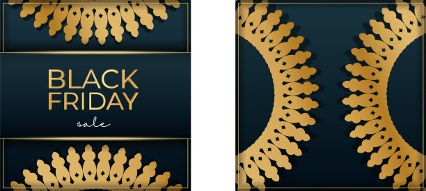 黑色星期五的广告用蓝色图片下载