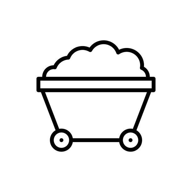 煤炭购物车图标图片下载