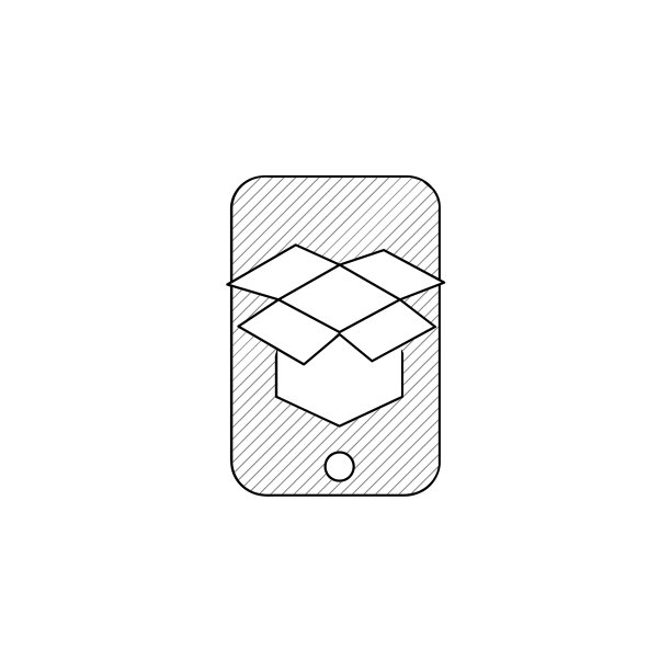 AR应用细线图标图片下载