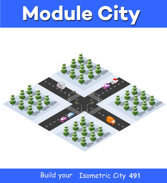 从上面俯瞰市区的冬季景色图片下载