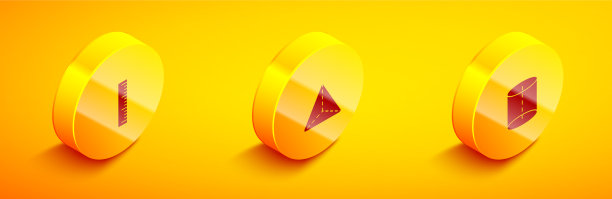 设置等距尺几何图形四面体图片下载