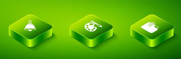 设置等距画笔与调色板文档图片下载