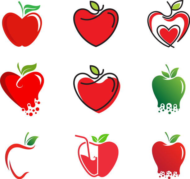 健康苹果设计图标图片下载
