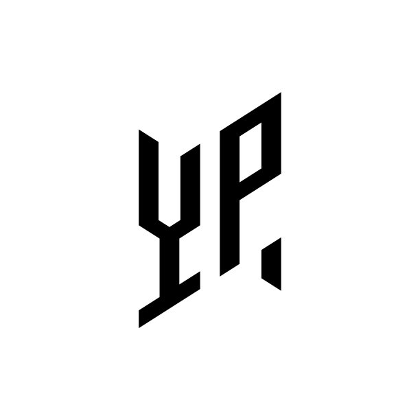 Yp标志字母组合设计模板图片下载