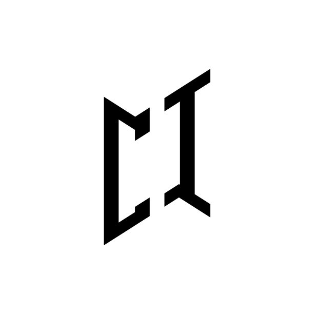 Ci标志字母组合设计模板图片下载