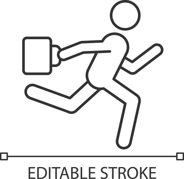 快点线性图标图片下载