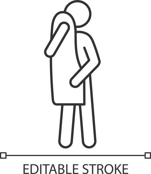 用毛巾直线图标干燥图片下载