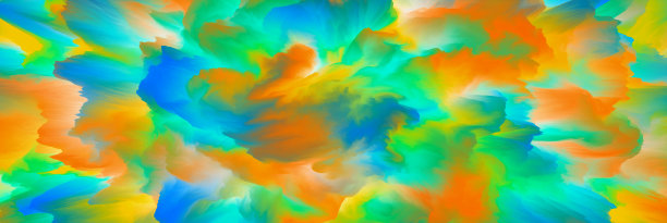 神奇的世界。超现实主义的景观。抽象的奇幻背景。三维演示图片下载