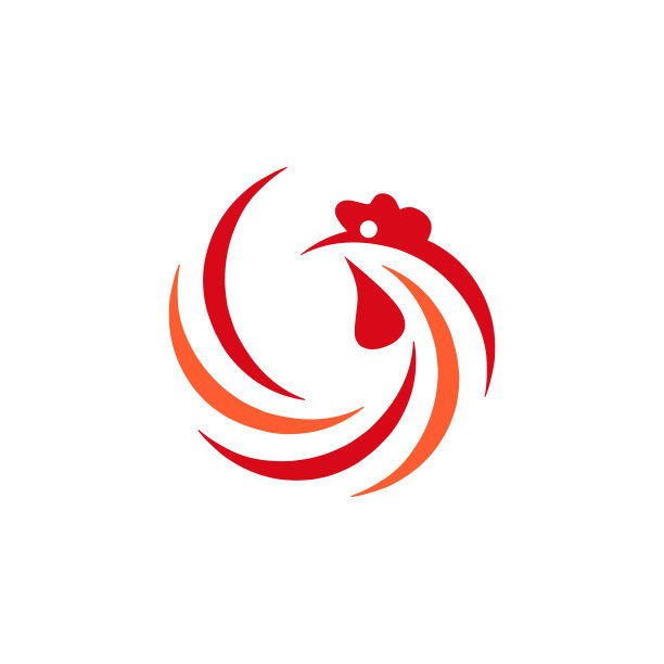 摘要鸡标志设计图片下载