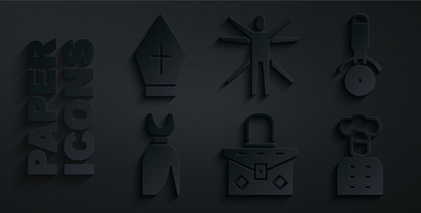 集手袋披萨刀女装意大利人图片下载