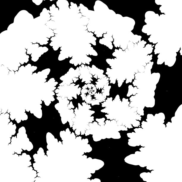 3D插图螺旋几何设计在黑色和白色图片下载