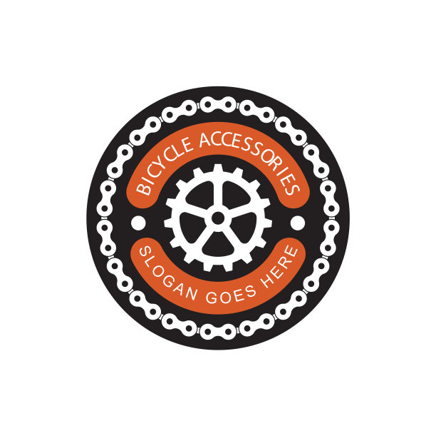 自行车店的徽标及自行车配件图片下载