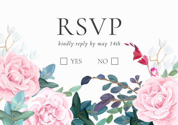 灯光婚礼设计与粉色玫瑰桉树图片下载