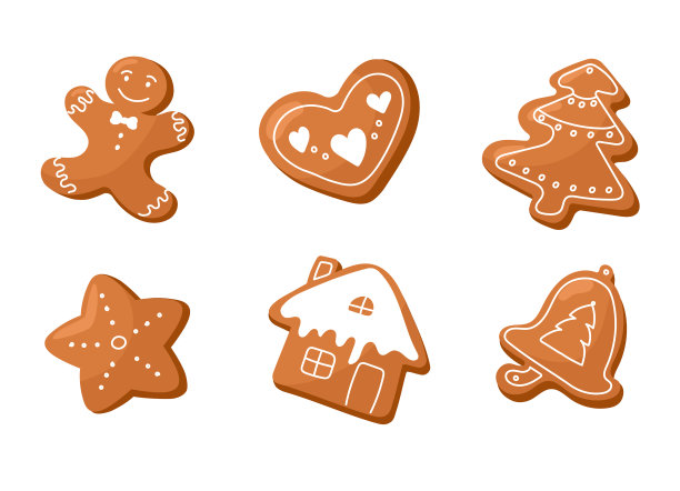 一套圣诞姜饼图片下载