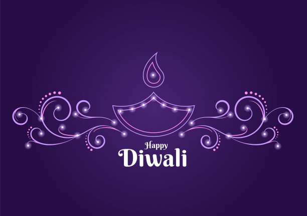 印度排灯节快乐的背景图片下载