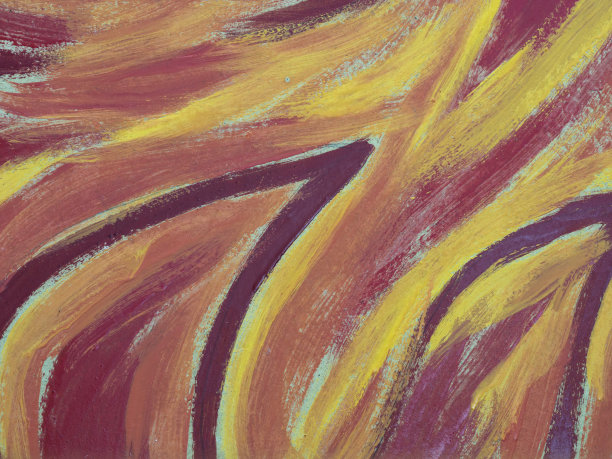 色彩斑斓的背景是涂有黄色和红色阴影的木制胶合板表面。模板设计图片下载