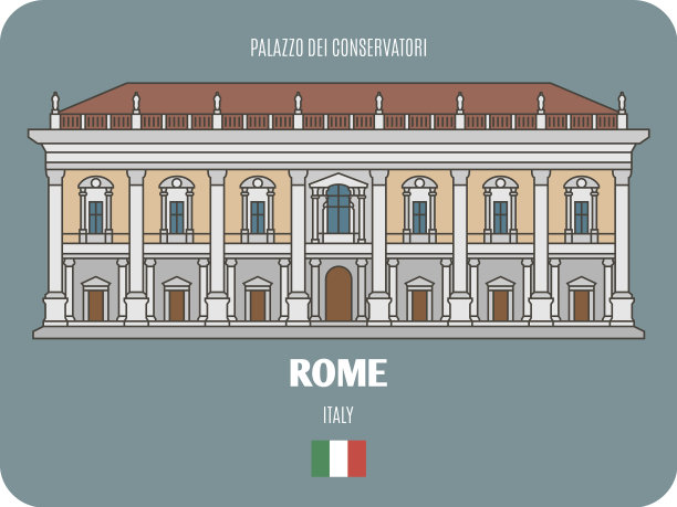 罗马意大利的保守派宫殿图片下载
