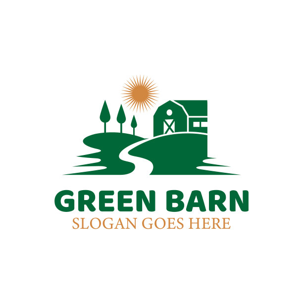 自然绿色农场房子旧谷仓村与图片下载