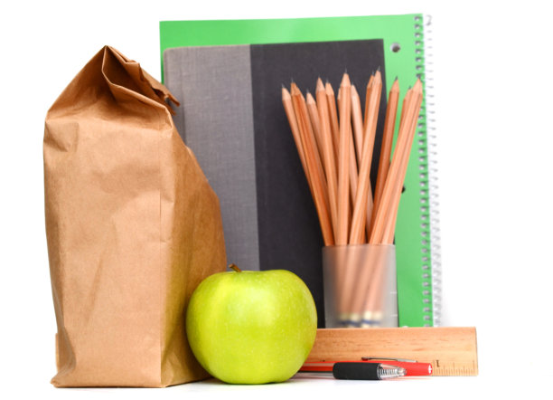 带着学习用品回到学校图片下载