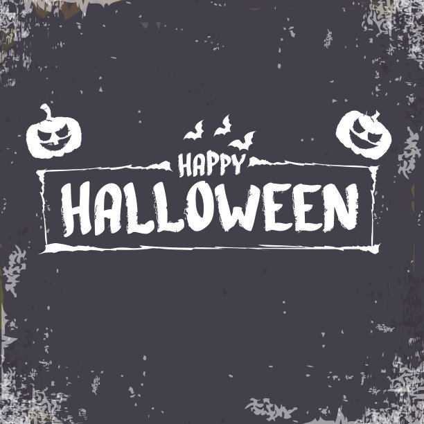 万圣节快乐横幅贺卡或图片下载