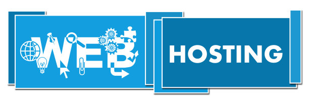 网页托管蓝色水平框图片下载