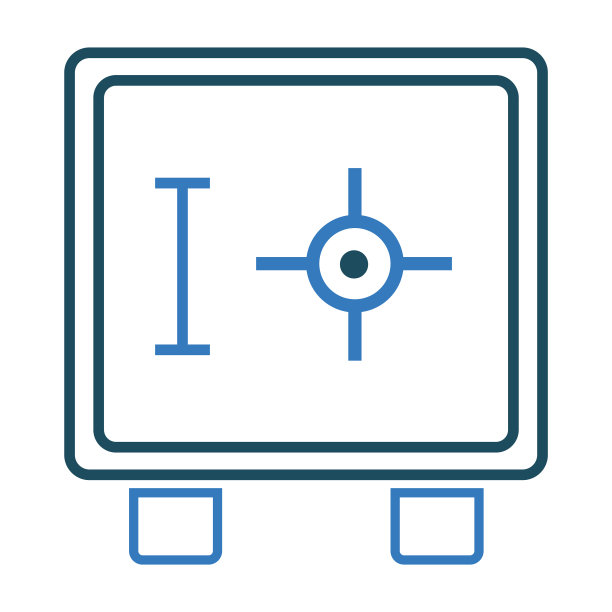 银行储物柜，衣柜，数字保险箱储物柜图标图片下载