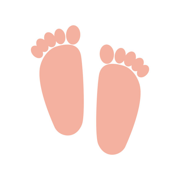 平脚。人类的脚。向量图片下载