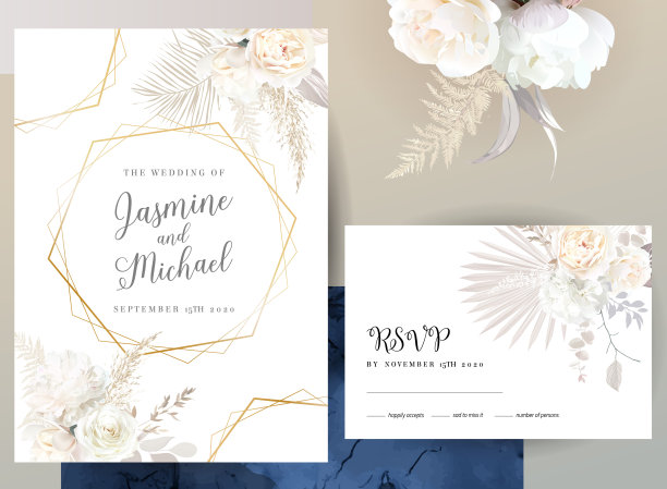 花几何黄金艺术矢量设计框架图片下载