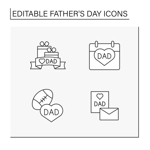 父亲日线图标设置图片下载