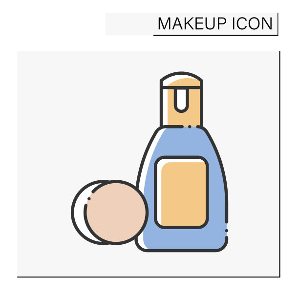 眼部卸妆颜色图标图片下载