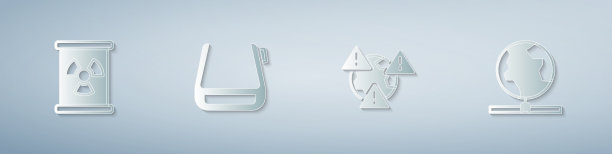 将放射性废物装在桶型智能眼镜上图片下载