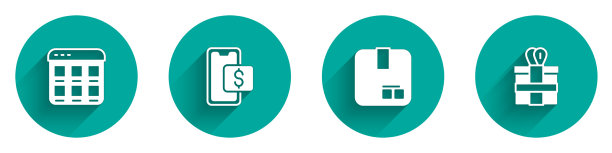 在屏幕移动纸盒上设置网上购物图片下载