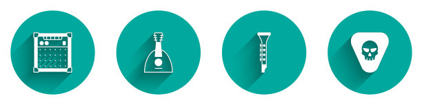 设置吉他放大器巴拉莱卡单簧管和挑选图片下载