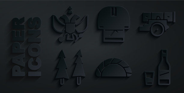 集饺子大炮圣诞树瓶图片下载