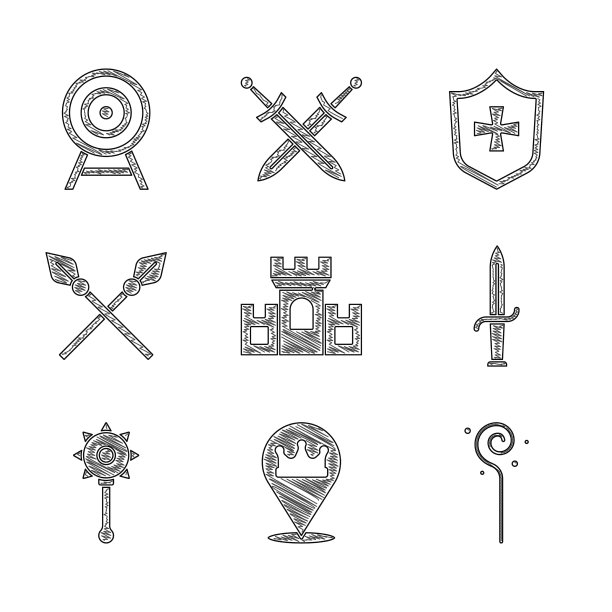 设置城堡要塞位置国王王冠魔法图片下载