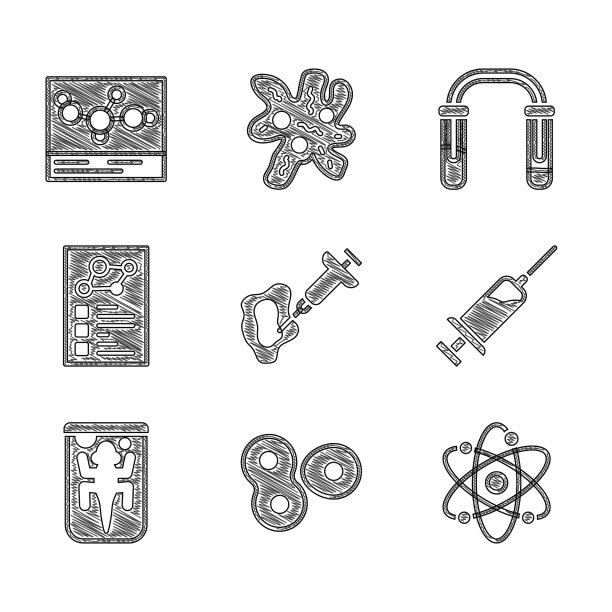 设置注射器细胞分裂原子实验图片下载