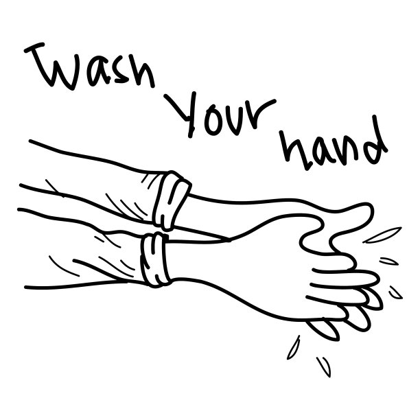 涂鸦手绘的洗手用肥皂图标图片下载