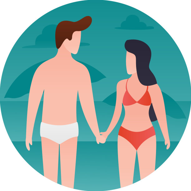 海滩上几个图片下载