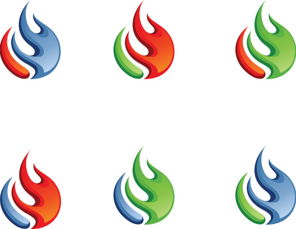 油气火焰套颜色集合图片下载