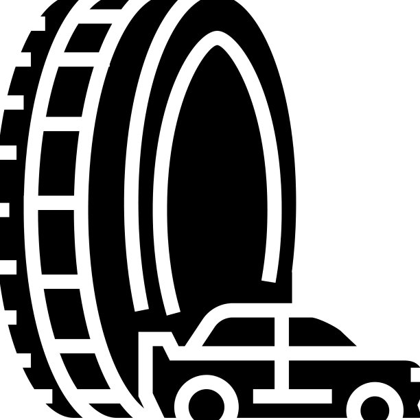 乘客轮胎字形图标图片下载