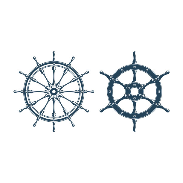 船舶方向盘组图片下载