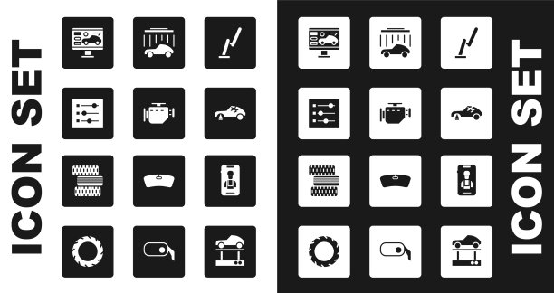 设置挡风玻璃雨刷检查发动机车设置图片下载